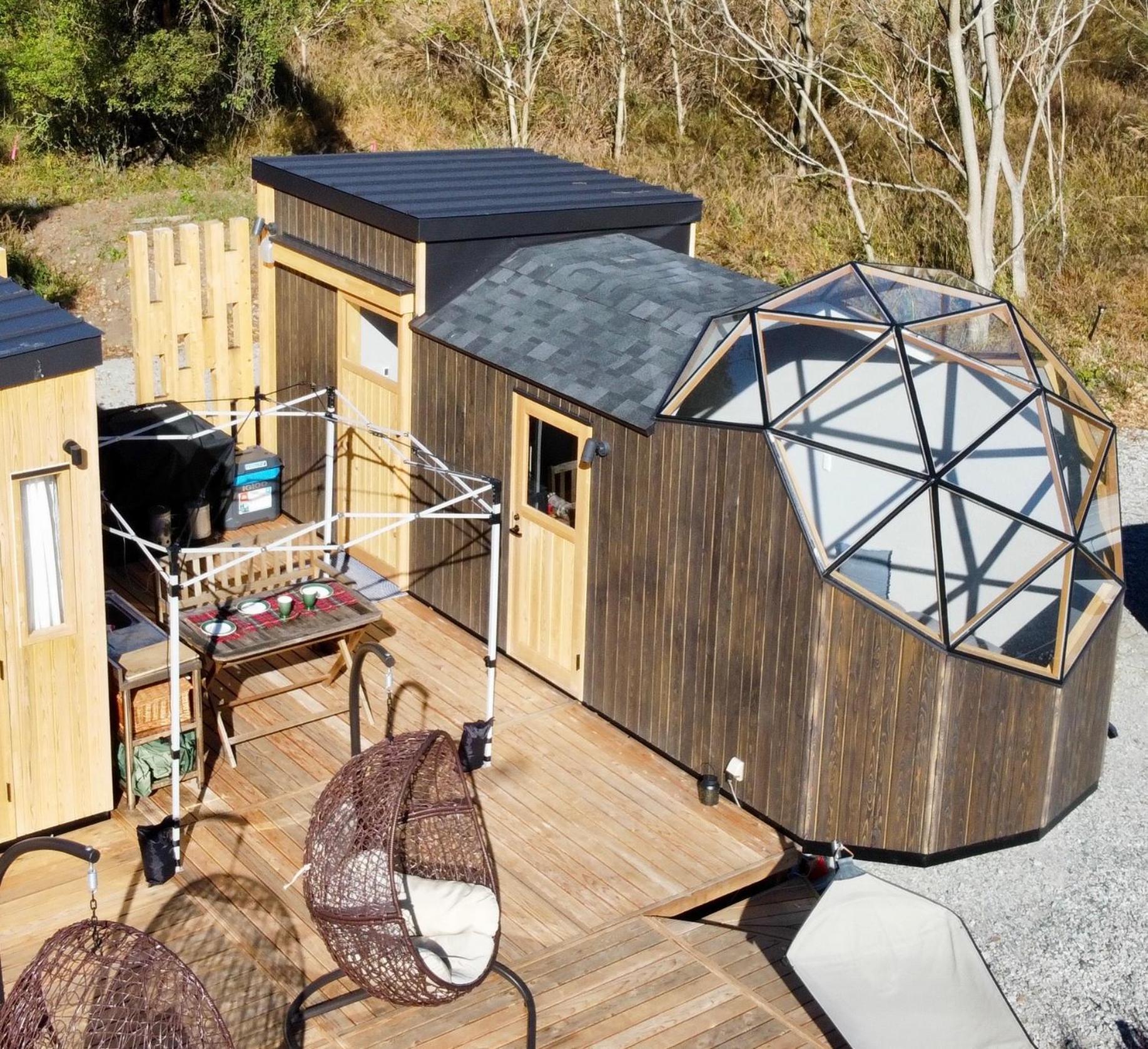 Hotel Fuji Dome Glamping Fujikawaguchiko Esterno foto