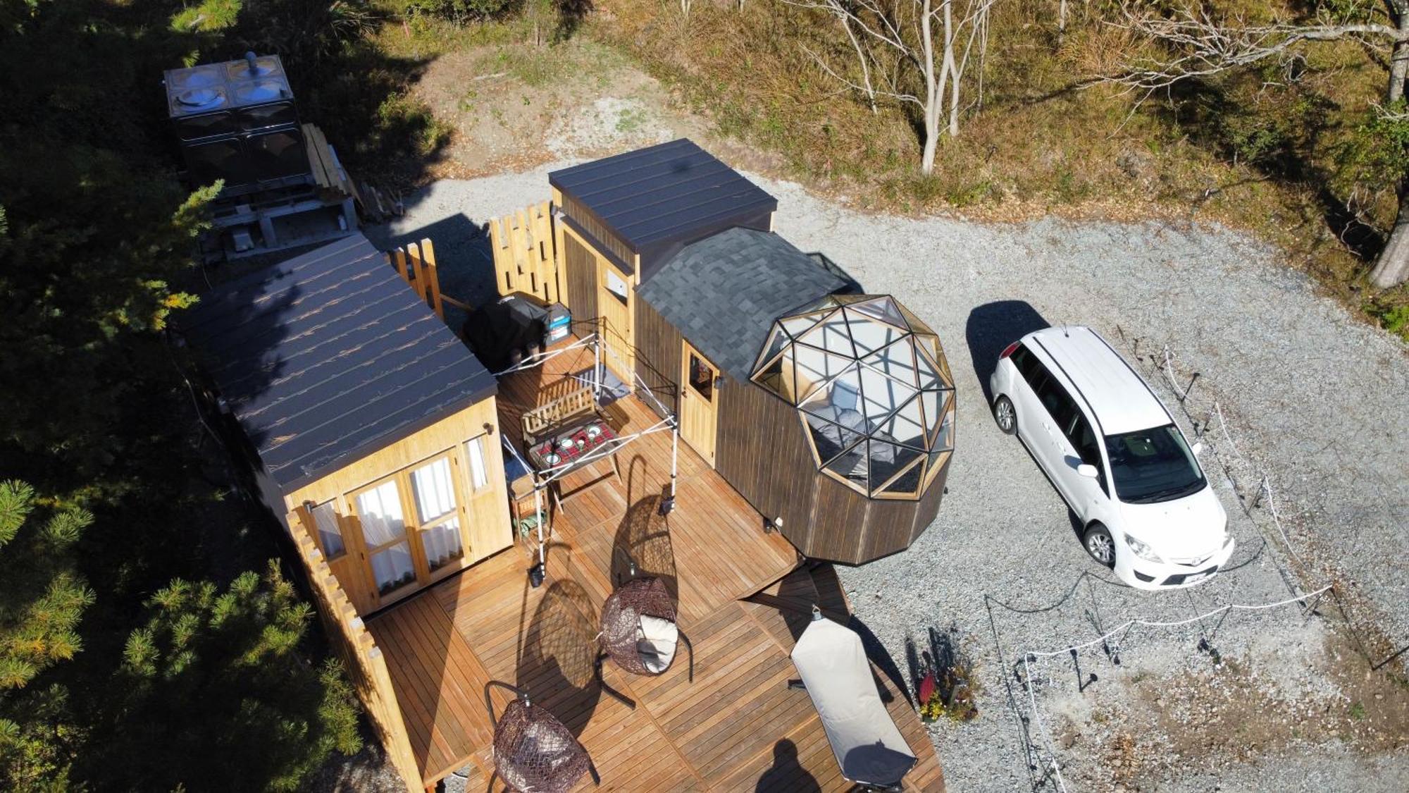 Hotel Fuji Dome Glamping Fujikawaguchiko Esterno foto