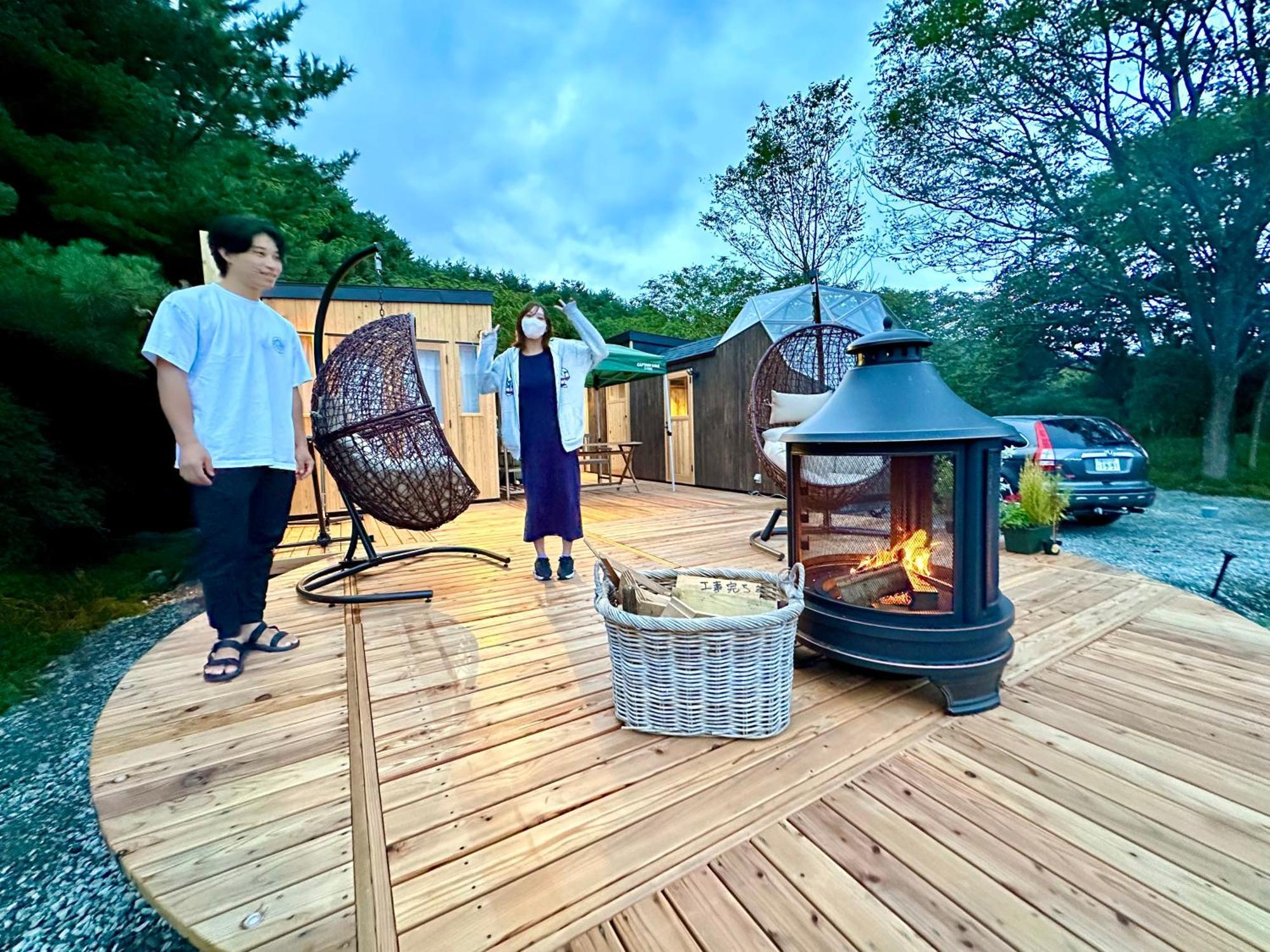 Hotel Fuji Dome Glamping Fujikawaguchiko Esterno foto