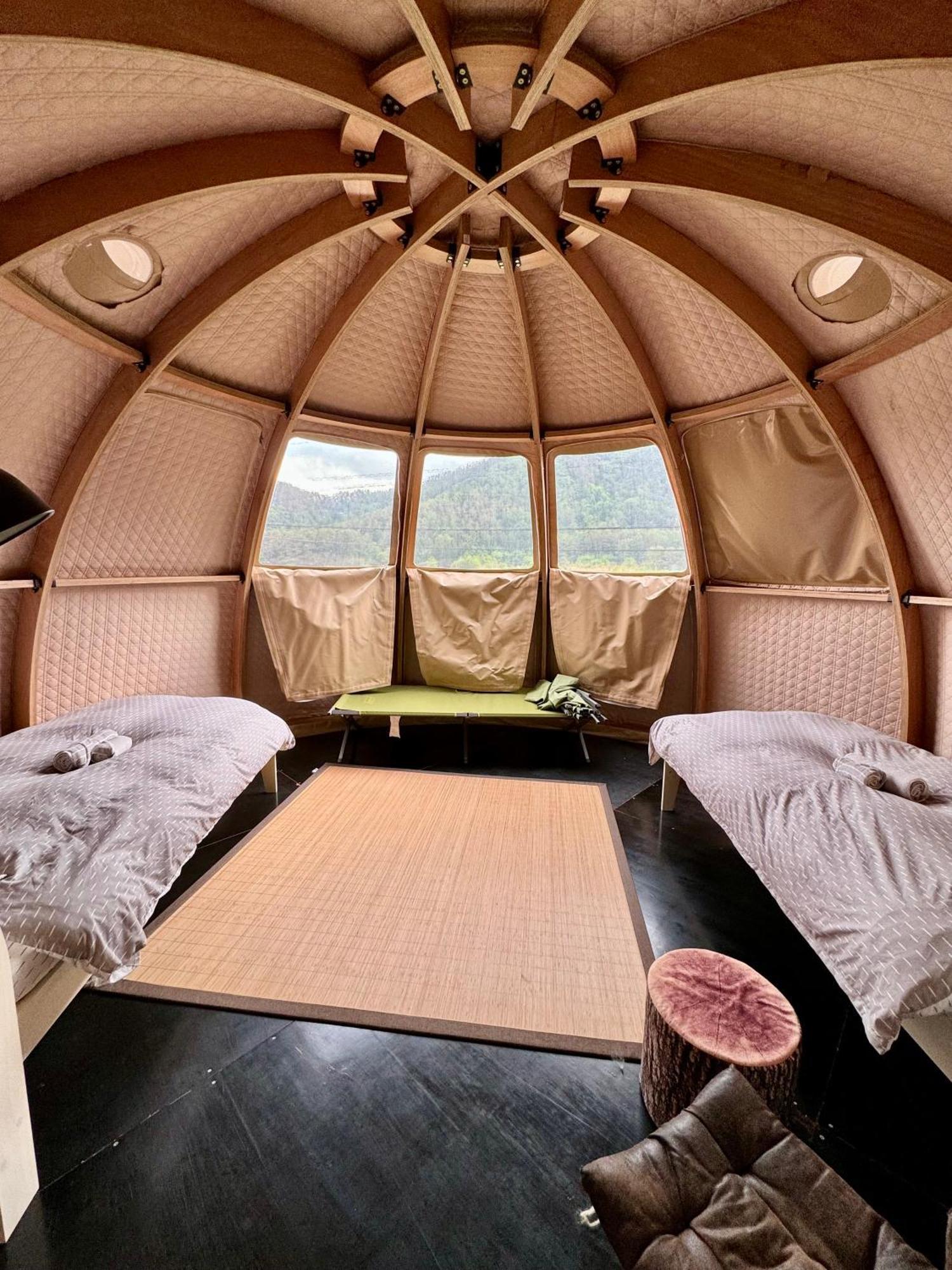 Hotel Fuji Dome Glamping Fujikawaguchiko Esterno foto