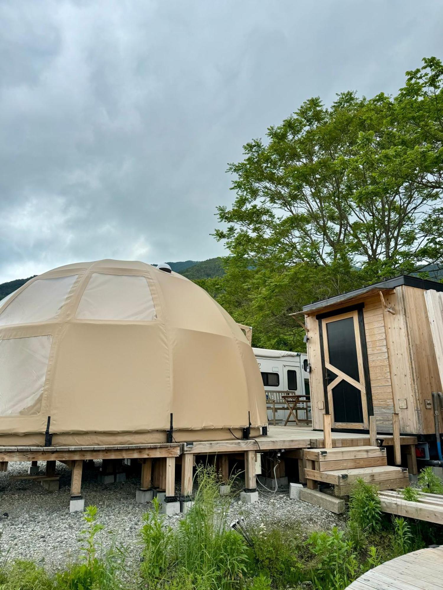 Hotel Fuji Dome Glamping Fujikawaguchiko Esterno foto